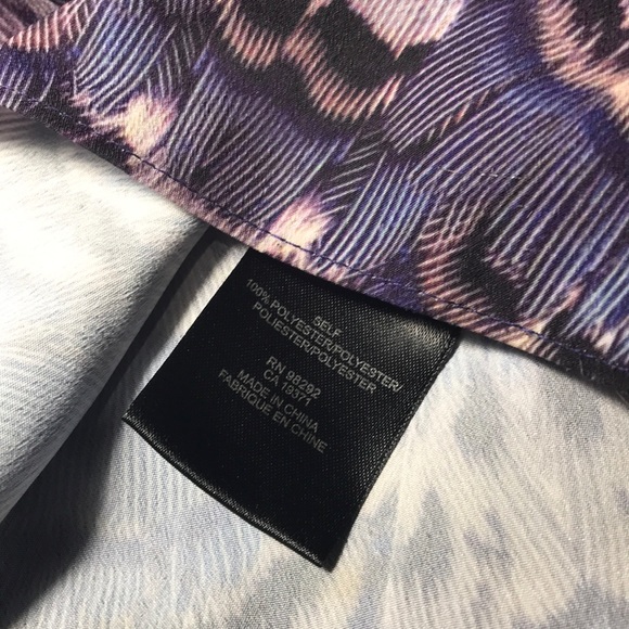 TIBI NY Purple Print Tank - Picture 5 of 6